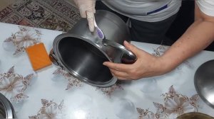 Как чистить посуду от цептер