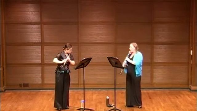Robert Muczynski Duo for Flute and Clarinet Mvt. V смотреть онлайн