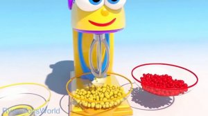 Learn Colors With Soccer Balls Surprise Monster Driller Toy Color Balls For Children Toddlers Video