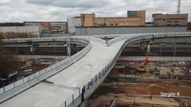 СВХ. Съезд на 5-й проезд Подбельского. Апрель 2021 4К смотреть онлайн