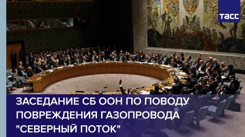 Заседание СБ ООН по поводу повреждения газопровода "Северный поток"
