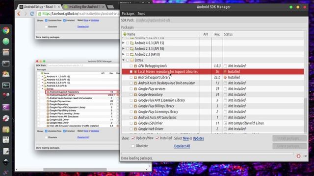 Corso JavaScript - React Native Android, setup e demo su Ubuntu Linux смотреть онлайн