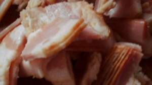 Пирог с капустой и беконом