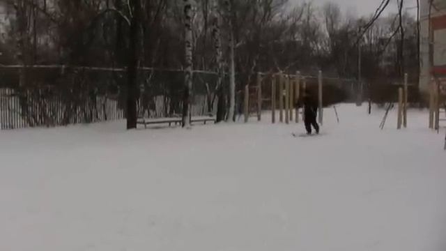 Попеременный двухшажный ход на лыжах