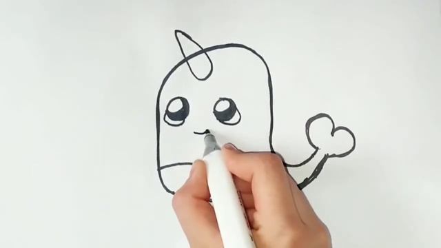 Draw a Dolphin for Kids \ Рисовать Дельфина для Детей смотреть онлайн