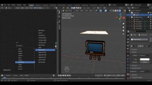 Блендер 2.91.0 создаём из векторной картинки 3D объект
