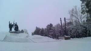 Томск.Лагерный сад зимой 4К. /2018 /