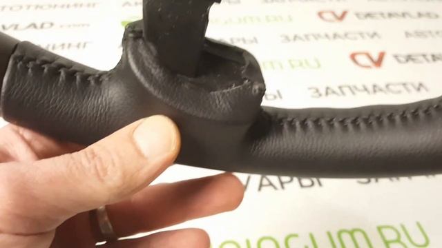 Руль на Toyota Land Cruiser 200 темное дерево, кожа смотреть онлайн