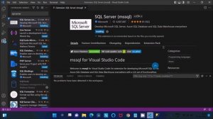 How to connect SQL Server with Visual Studio Code