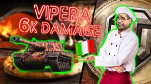 VIPERA (SMV CC-64) ●?️ 6k damage ?️● ПТ-САУ Италии VIII ● БОИ ПОДПИСЧИКОВ World of Tanks ► (^▽^)?