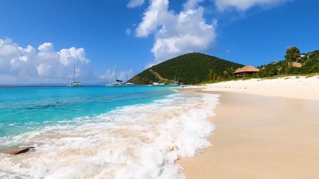 Красивая природа. Пляж. Шум моря. Релакс. Звуки волн. смотреть онлайн