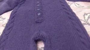 Вязание .Детский комбинезон.