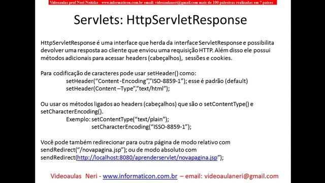 aula 5185 jsp Criando o primeiro Servlet service HttpServletRequest HttpServletResponse PrintWrit смотреть онлайн