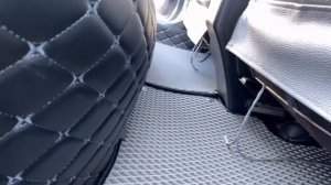 Краткий обзор 3d ковриков в салон и багажник для Toyota Corolla (E165) 2012- гибрид