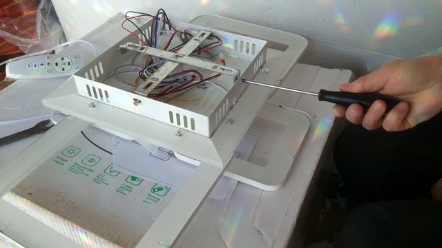 Сборка подключение LED люстры 3 цвета свечения с диммером и RGB подсветкой! смотреть онлайн
