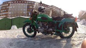 Обзор мотоцикла урал с приводом на колесо коляски.