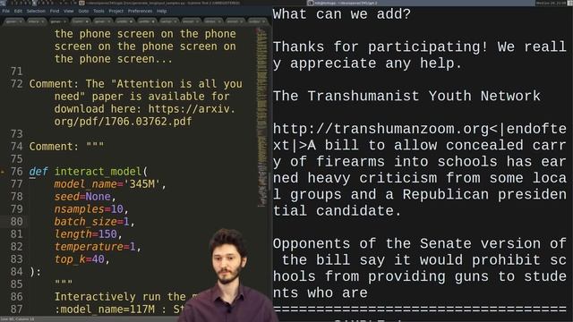 Generating Fake YouTube Comments with GPT-2 смотреть онлайн