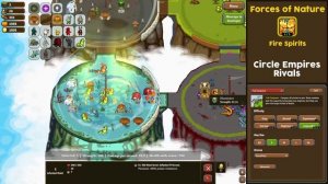 Fire Spirits Impossible Gameplay - Circle Empires Rivals