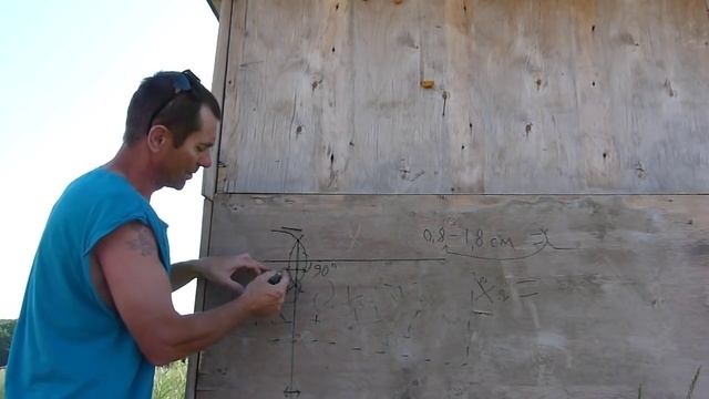 как сделать прямой угол на не удобном фундаменте..Nivok111 смотреть онлайн