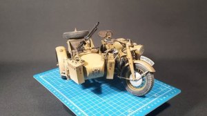 Zűndapp KS 750 with sidecar/Italeri/1:9