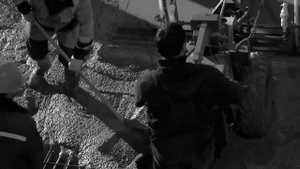 Бетонирование ледовых плит