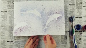 Открытка с аппликацией из сухих цветов своими руками