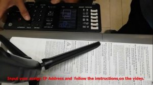 Configuring IP address for Sharp AR-6020N, 6023N and 6031N