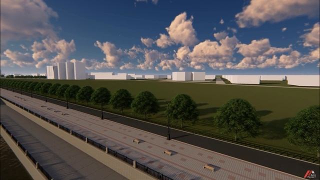 Проект набережной реки Амур в Благовещенске смотреть онлайн
