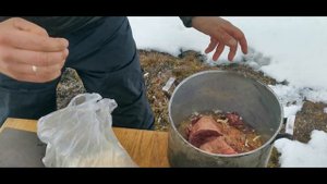 Шашлык из гуся! Дикая кухня!