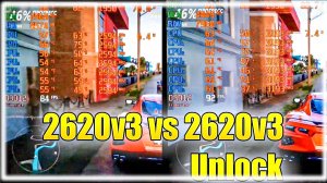Intel Xeon e5 2620 v3 в стоке и с анлоком турбобуста, сравнение игровой производительности