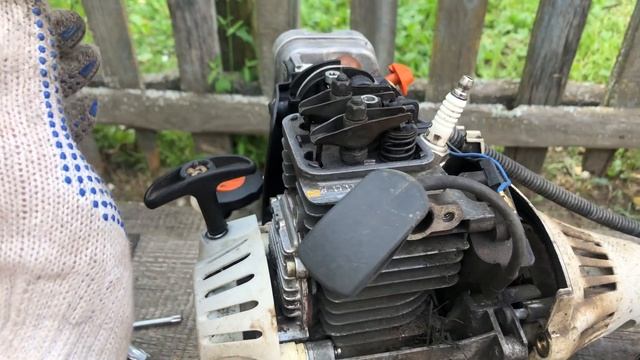 Плохо запускается Stihl FS90 / Регулировка клапанов