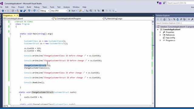 C# (C Sharp) :- Struct Vs Classes смотреть онлайн