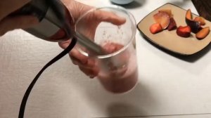 Фруктовый смузи с новым блендером. Тестирую  блендер