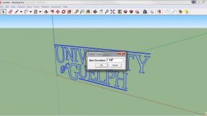 Corel Draw to SketchUp #sketchup