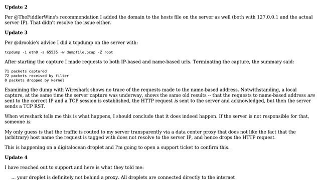 Nginx server works with IP but not with arbitrary domain name смотреть онлайн