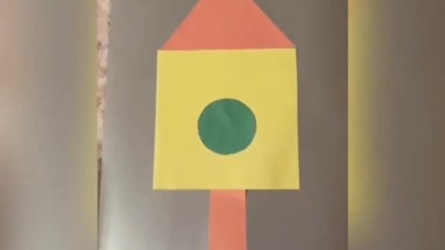 Аппликация "Скворечник для скворца" (2-3 года) смотреть онлайн