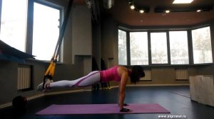 Тренировка пресса на TRX-петлях