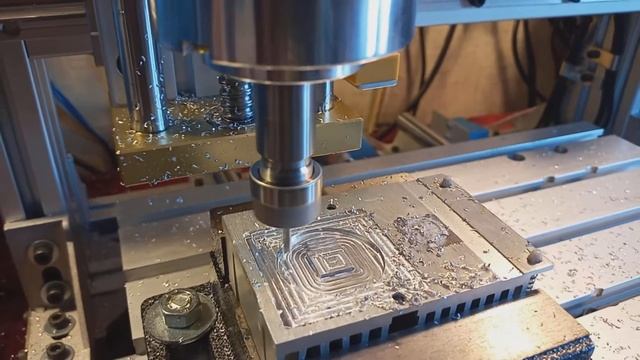 Хобби ЧПУ- станочек. Пробуем пилить алюминий. смотреть онлайн