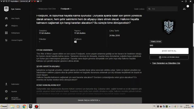 Epic Games Ücretsiz Oyunu-Frostpunk смотреть онлайн