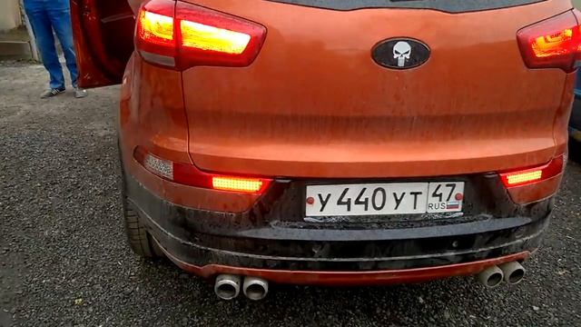 KIA Sportage пересвет доп фонарей и доп стоп сигнала(Видео от клиента!) смотреть онлайн