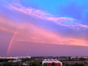 Багровое небо и Радуга)