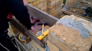 Как сделать опалубку для перемычки на окно. Личный опыт