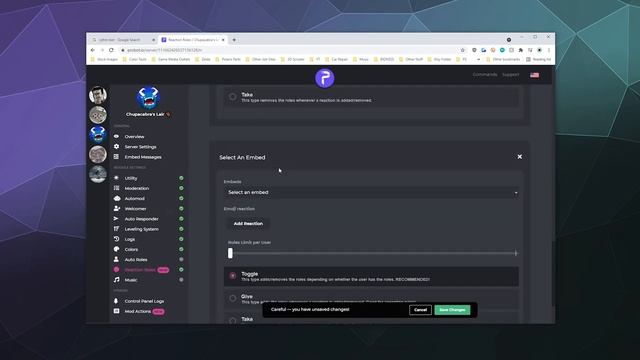 How to Setup Probot "Self Assigned" Emoji Reaction Roles in Discord