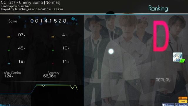 osu! NCT 127 - Cherry Bomb [Normal] (EZ mode) смотреть онлайн