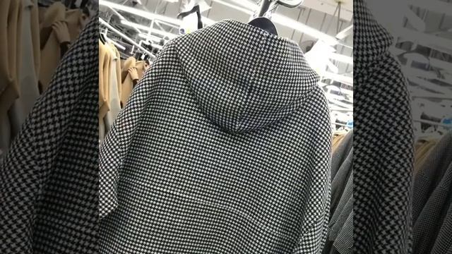 Зимнее теплое клетчатое пальто из овчины и флиса с узором «гусиные лапки», женское длинное шерстяно смотреть онлайн