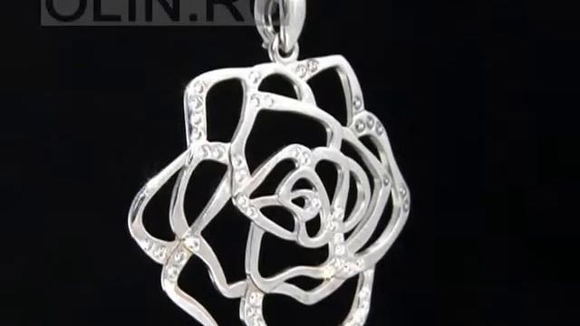 Кулон "Белая роза" смотреть онлайн