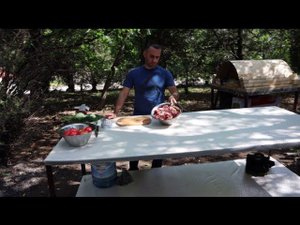 УТКА с ОВОЩАМИ в КАЗАНЕ НА КОСТРЕ.