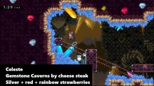 Celeste Gemstone Caverns by cheese steak Silver + red + rainbow strawberries