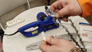 Электропила ВИТЯЗЬ ПЦ 2100 , распаковка , обзор , сборка , впечатления.