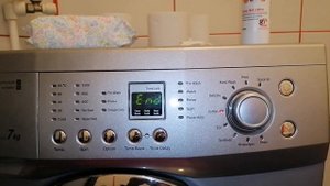 DAEWOO washing machine anti crease and end
